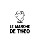 Logo Le Marché de Théo, identité de marque créée par Studio créative by Adeline