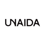 Logo Unaida, identité visuelle pour la formatrice en Anglais et Français Naïda, créée par le Studio créative by Adeline