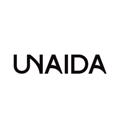 Logo Unaida, identité visuelle pour la formatrice en Anglais et Français Naïda, créée par le Studio créative by Adeline