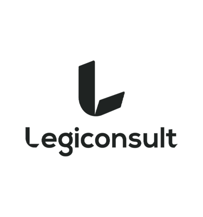 Logo Legiconsult, identité visuelle diagnostic immobilier Amiens, créée par Studio créative by Adeline