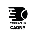Logo Tennis club Cagny, identité visuelle du club de tennis à Cagny, créée par Studio créative by Adeline