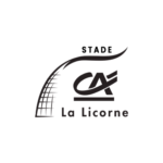 Logo Stade CA la Licorne, Amiens, création de logo pour le Crédit Agricole Brie Picardie par Studio créative by Adeline